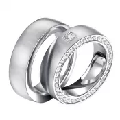 Oceľové snubné prstene ST-88087