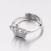 Strieborný prsteň s korunkou R1600948-0532-SLX