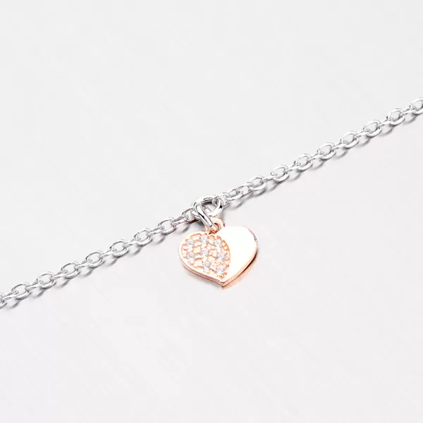 Strieborný náramok s príveskom B1503687-0331-SLX