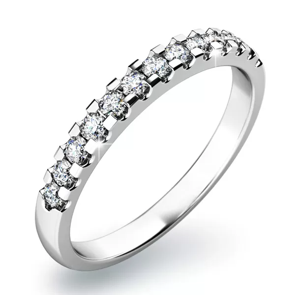 Zásnubný prsteň so zirkónmi ZP-10814-B-ZIR