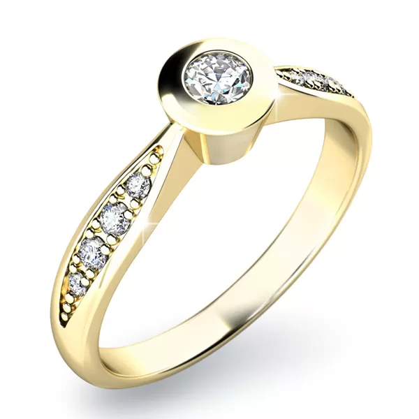 Zásnubný prsteň s diamantmi ZP-10811D