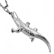 Prívesok z ocele - krokodíl GPOK157