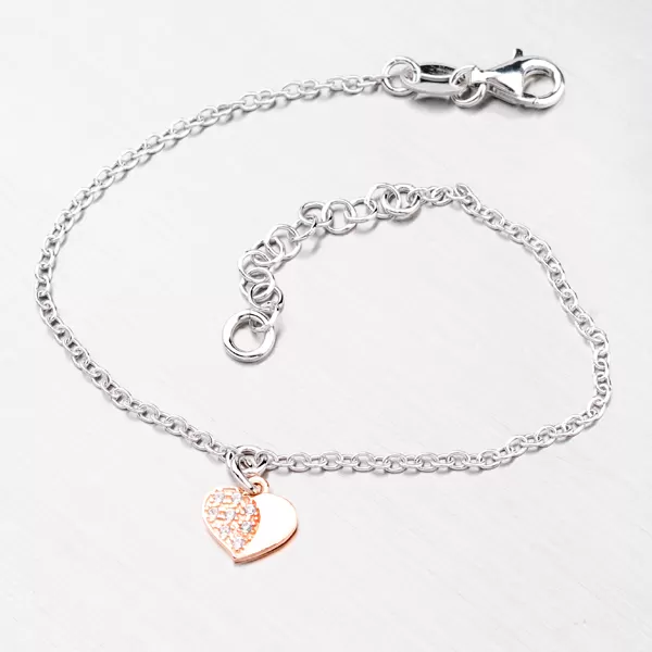 Strieborný náramok s príveskom B1503687-0331-SLX