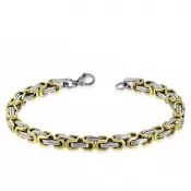 Oceľový náramok kráľovská väzba 6mm GCBV243