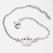 Strieborný náramok s korunkou B1600957-0532-SLX