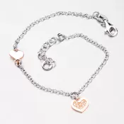 Náramok s príveskami a zirkónmi B1600312-0331-SLX