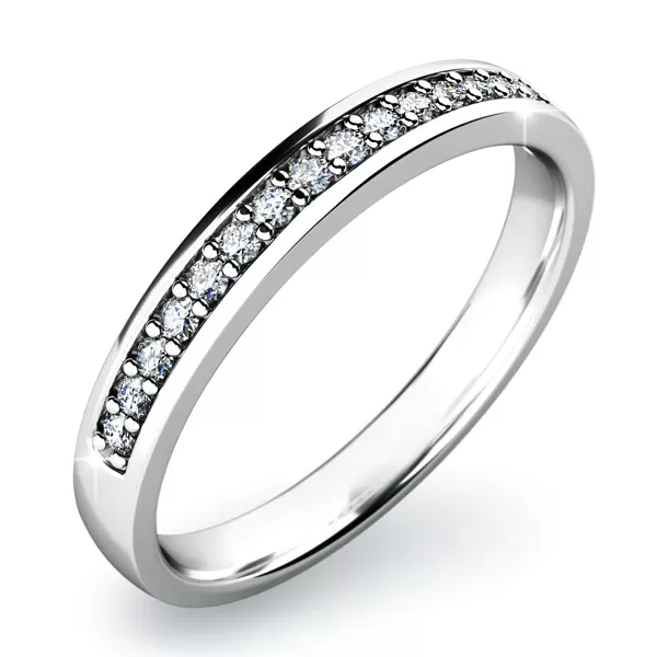 Zásnubný prsteň so zirkónmi ZP-10813-B-ZIR