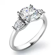 Zásnubný prsteň so zirkónmi ZP-10801-B-ZIR