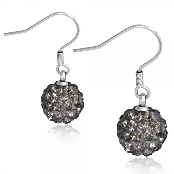 Náušnice s kryštálmi GEEZ031