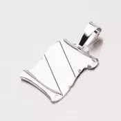 Strieborná doštička YNG3092