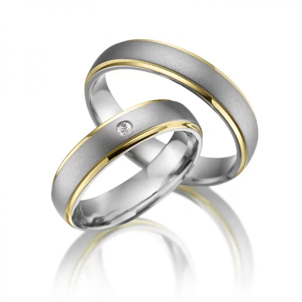 Titánové snubné prstene SP-TI-011