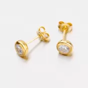 Strieborné náušnice - kôstky E1400014-0871-SLX