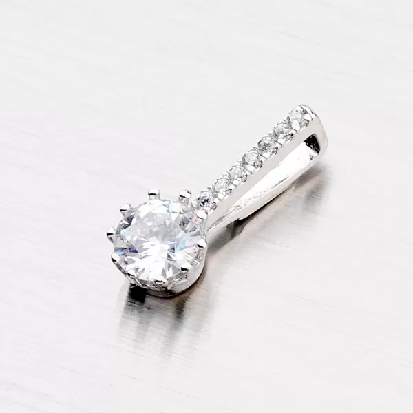 Strieborný prívesok so zirkónmi P1500378-1905-SLX