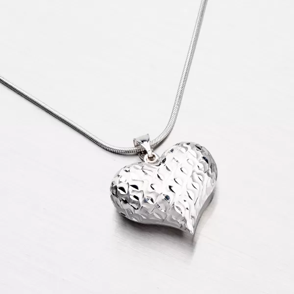 Strieborné srdce DCSTP5242/28-RD