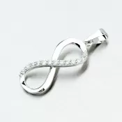 Prívesok nekonečno so zirkónmi P1700172-1905-SLX