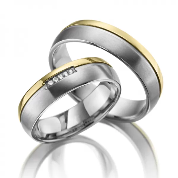 Titánové snubné prstene SP-TI-015