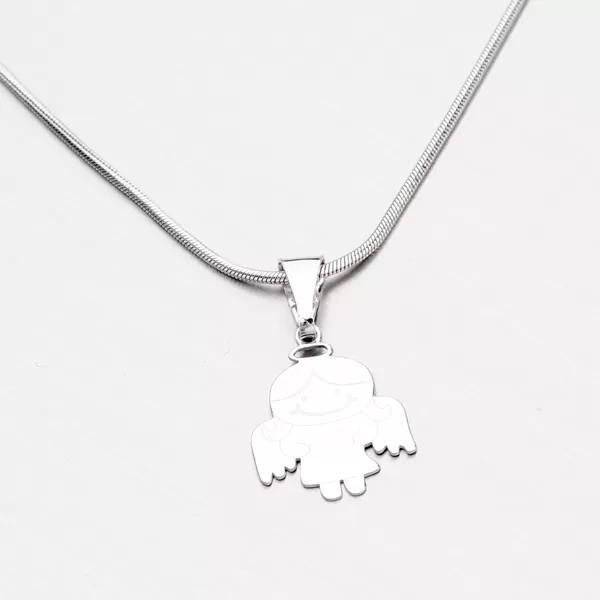 Silver Pendant Angel P1400176-1507-SLX