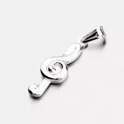 Strieborný husľový kľúč P1501060-1397-SLX