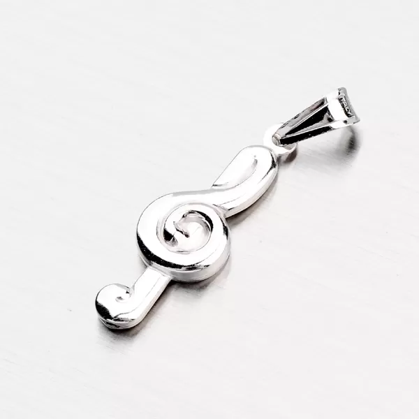 Strieborný husľový kľúč P1501060-1397-SLX