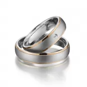 Titánové snubné prstene SP-TI-012