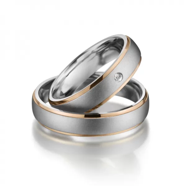 Titánové snubné prstene SP-TI-012