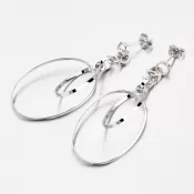 Náušnice zo striebra E1504088-2120-SLX