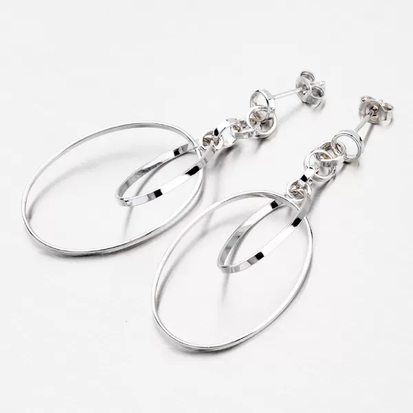 Náušnice zo striebra E1504088-2120-SLX