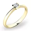 Zásnubný prsteň biele zlato 585/1000 prírodný diamant 0,060 ct G/SI ZP-10840D