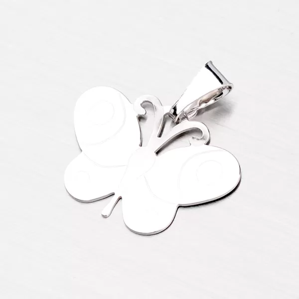 Prívesok v tvare motýlika zo striebra P1400210-1507-SLX