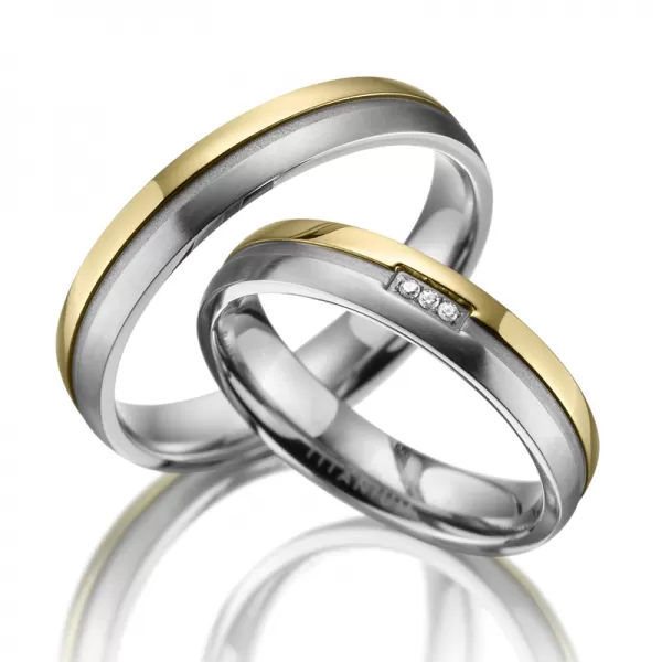 Titánové snubné prstene SP-TI-013