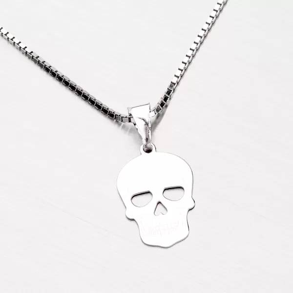 Strieborná lebka P1403793-1507-SLX