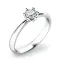 Zásnubný prsteň biele zlato 585/1000 prírodný diamant 0,155 ct G/SI ZP-10819D