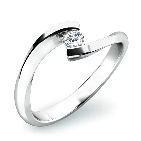 Zásnubný prsteň s diamantom ZP-10818D