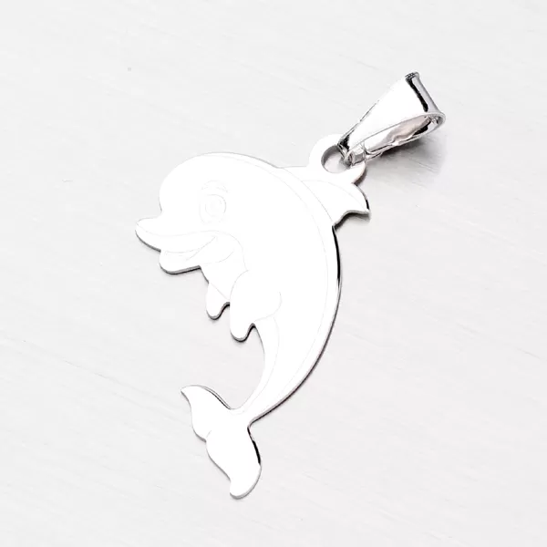 Strieborný 925 strieborný prívesok v tvare delfína P1400193-1507-SLX