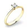 Zásnubný prsteň biele zlato 585/1000 prírodný diamant 0,075 ct G/SI ZP-10820D