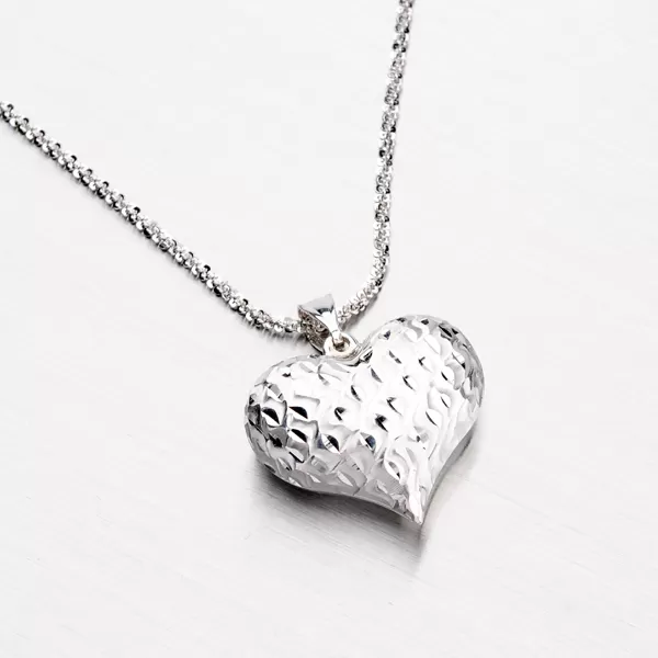 Strieborné srdce DCSTP5242/28-RD