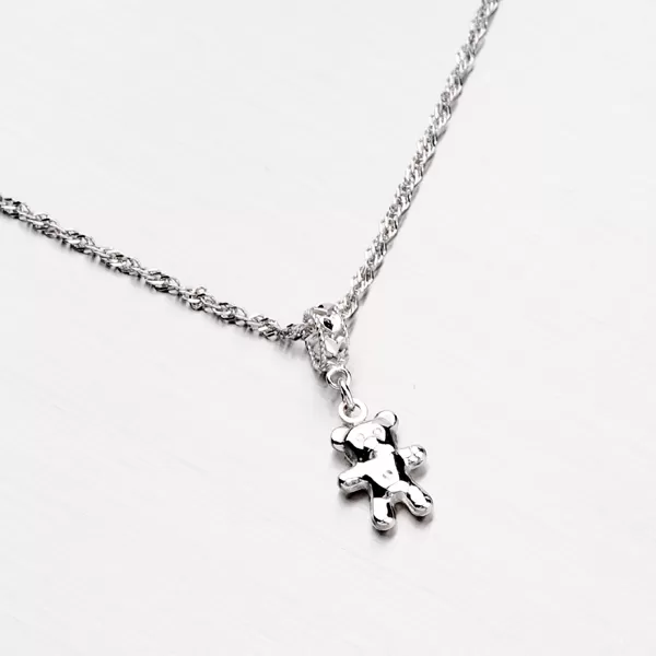 Strieborný medvedík X5CHM0044-DC/4.30MM-RD