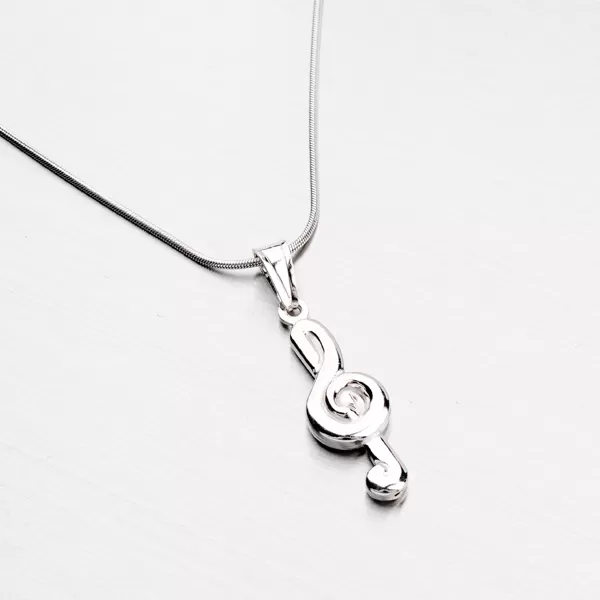 Strieborný husľový kľúč P1501060-1397-SLX