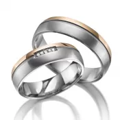 Titánové snubné prstene SP-TI-016