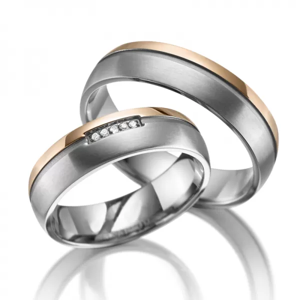 Titánové snubné prstene SP-TI-016