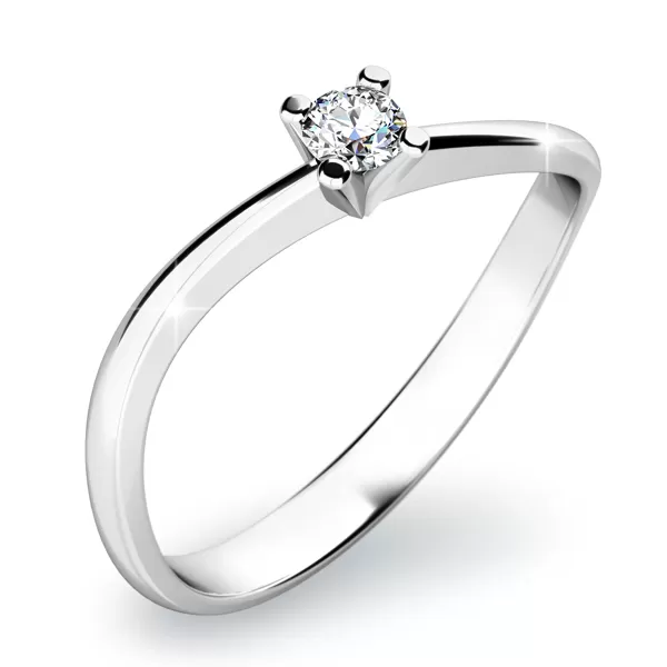 Zásnubný prsteň so zirkónom ZP-10841-B-ZIR