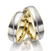 Oceľové snubné prstene SP-ES-022
