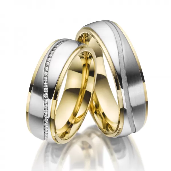 Oceľové snubné prstene SP-ES-022