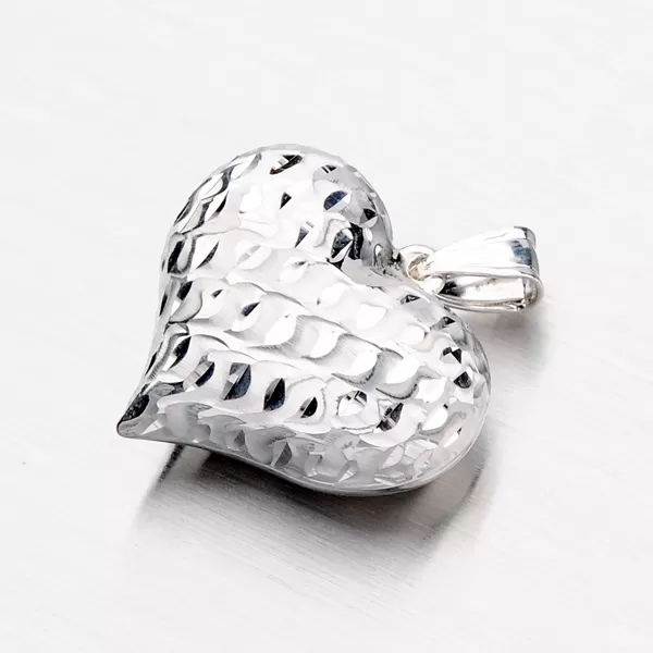 Strieborné srdce DCSTP5242/28-RD