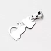 Strieborný prívesok - mačička P1400168-1507-SLX