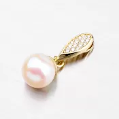 Perlový prívesok so zirkónmi GZ3152Z