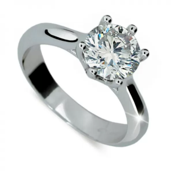 Zásnubný prsteň s diamantom 1885