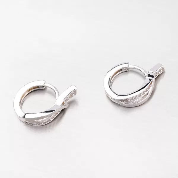 Strieborné náušnice OKP-484-OKS