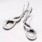 Strieborné náušnice NZM-255-OKS