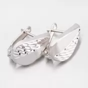 Dámske visiace náušnice striebra 925 CSK-074-OKS